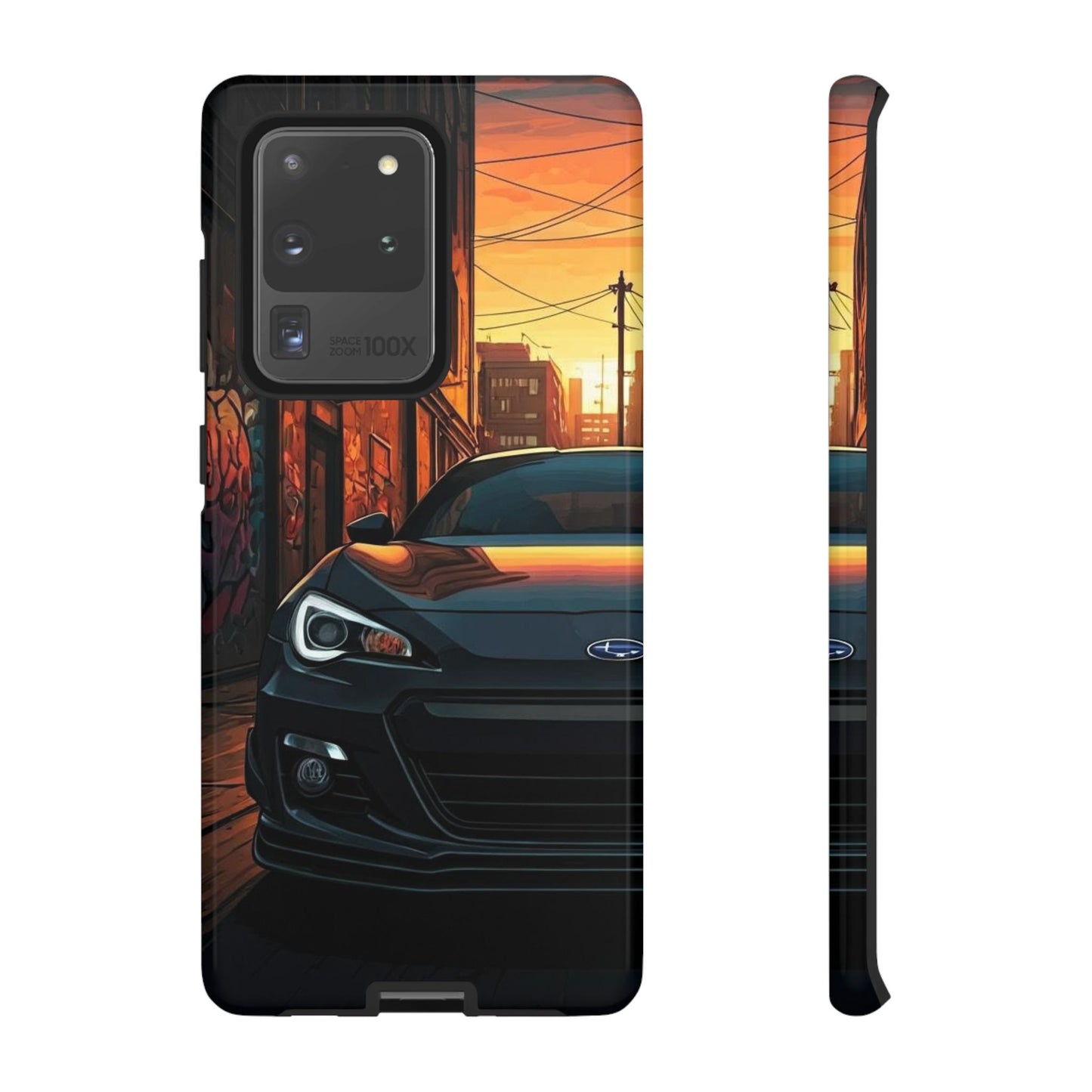 Subaru BRZ Street Life-Dual Layer Ultra Tough Phone Case Samsung Galaxy S20 Ultra Glossy Printify by The Night Shift Automotive Apparel