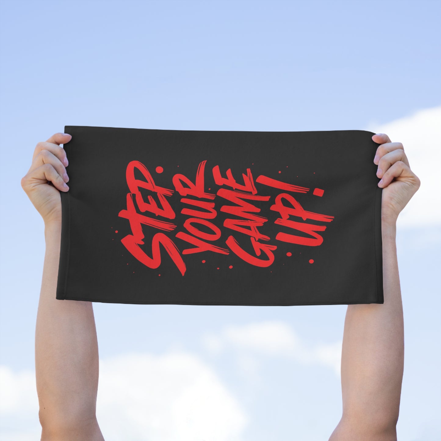 Step Your Game Up-Gym Towel (11x18) Printify by The Night Shift Automotive Apparel