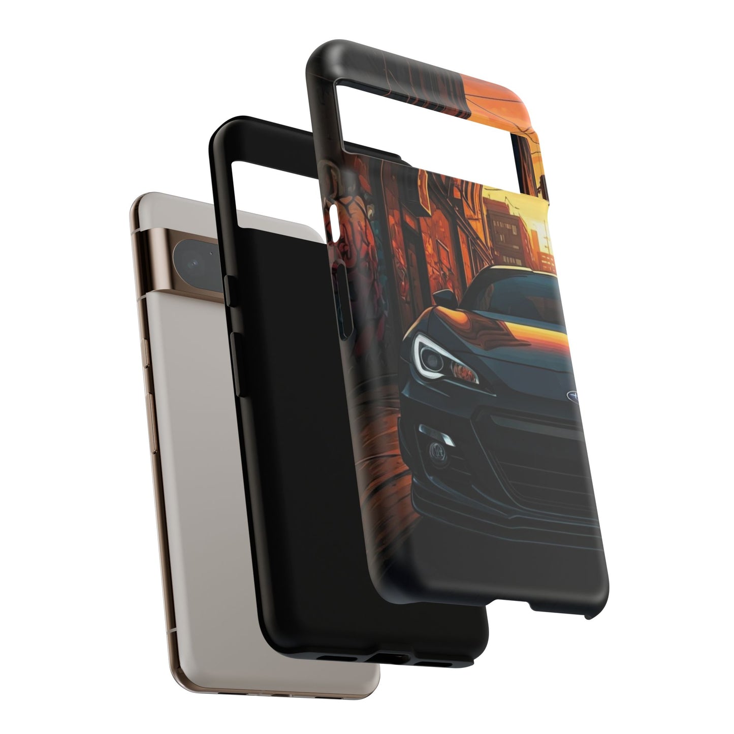 Subaru BRZ Street Life-Dual Layer Ultra Tough Phone Case Printify by The Night Shift Automotive Apparel