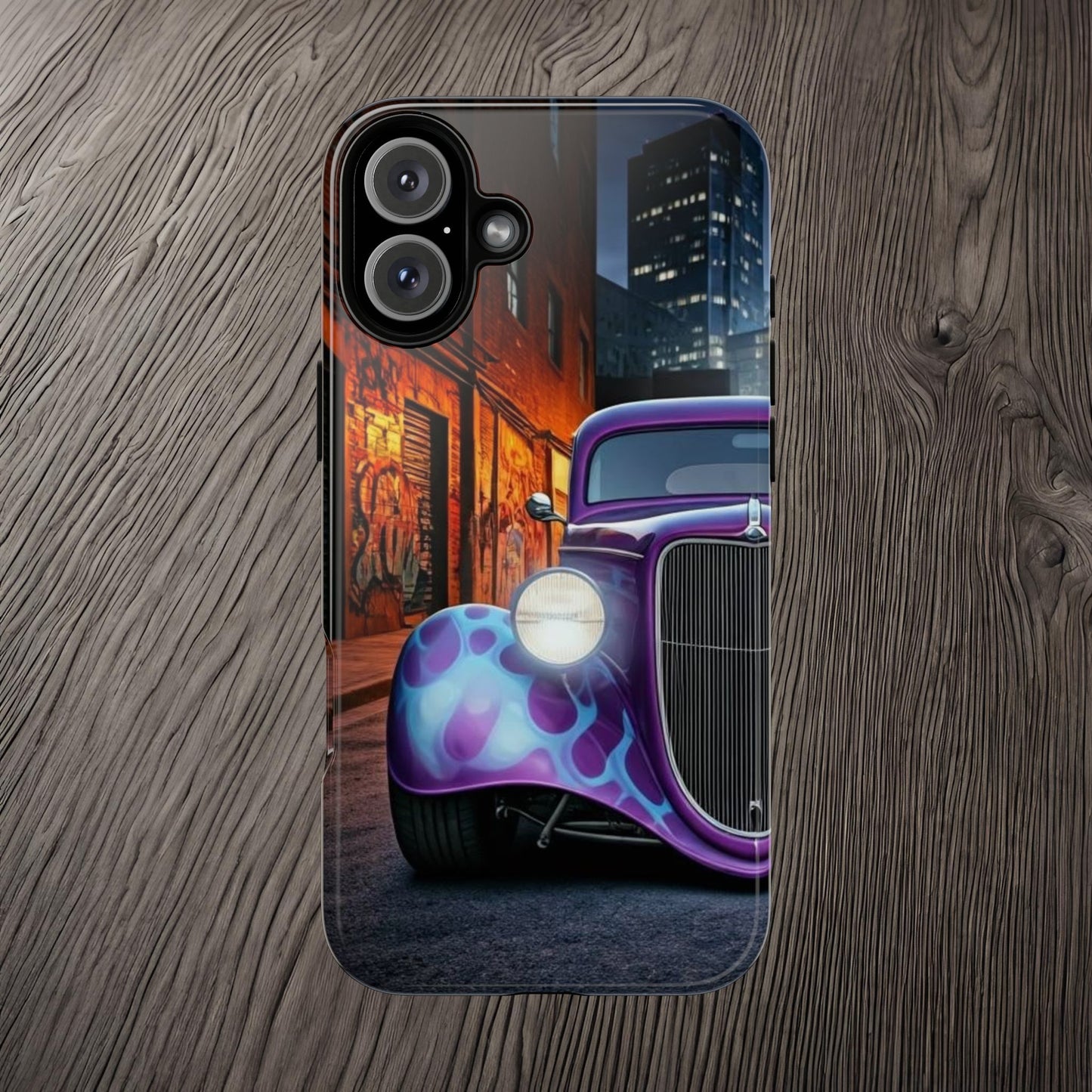 1934 Ford Street Life-Dual Layer Ultra Tough Phone Case iPhone 16 Plus Glossy Printify by The Night Shift Automotive Apparel