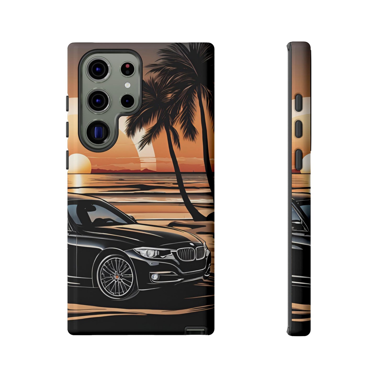 BMW Sunset On The Beach-Dual Layer Ultra Tough Phone Case Printify by The Night Shift Automotive Apparel