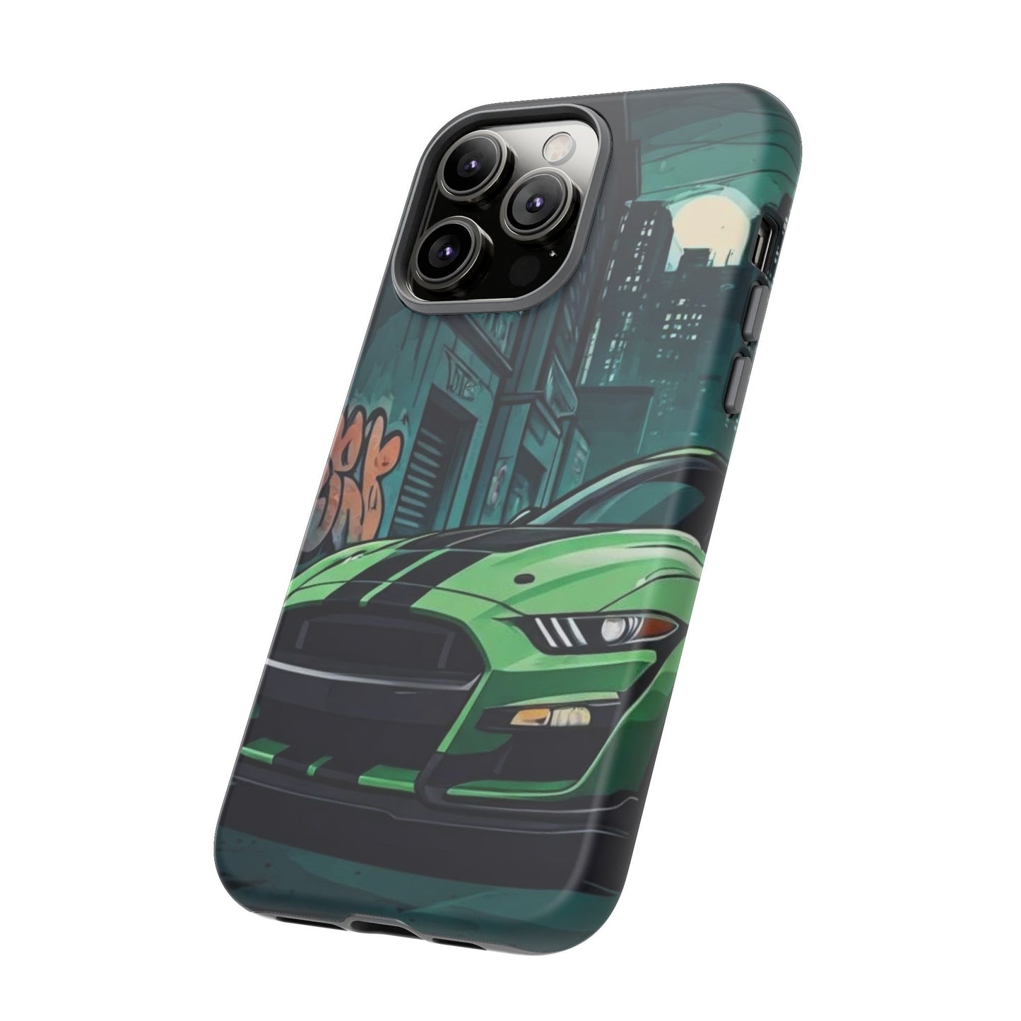 Ford Mustang Shelby GT500 Street Life-Dual Layer Ultra Tough Phone Case Printify by The Night Shift Automotive Apparel
