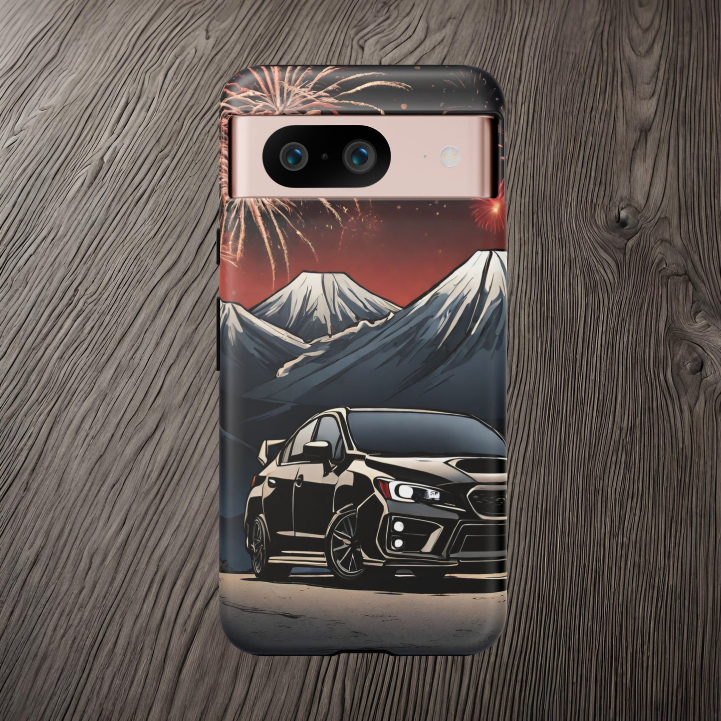 Subaru WRX/STI Fireworks-Dual Layer Ultra Tough Phone Case Google Pixel 8 Matte Printify by The Night Shift Automotive Apparel
