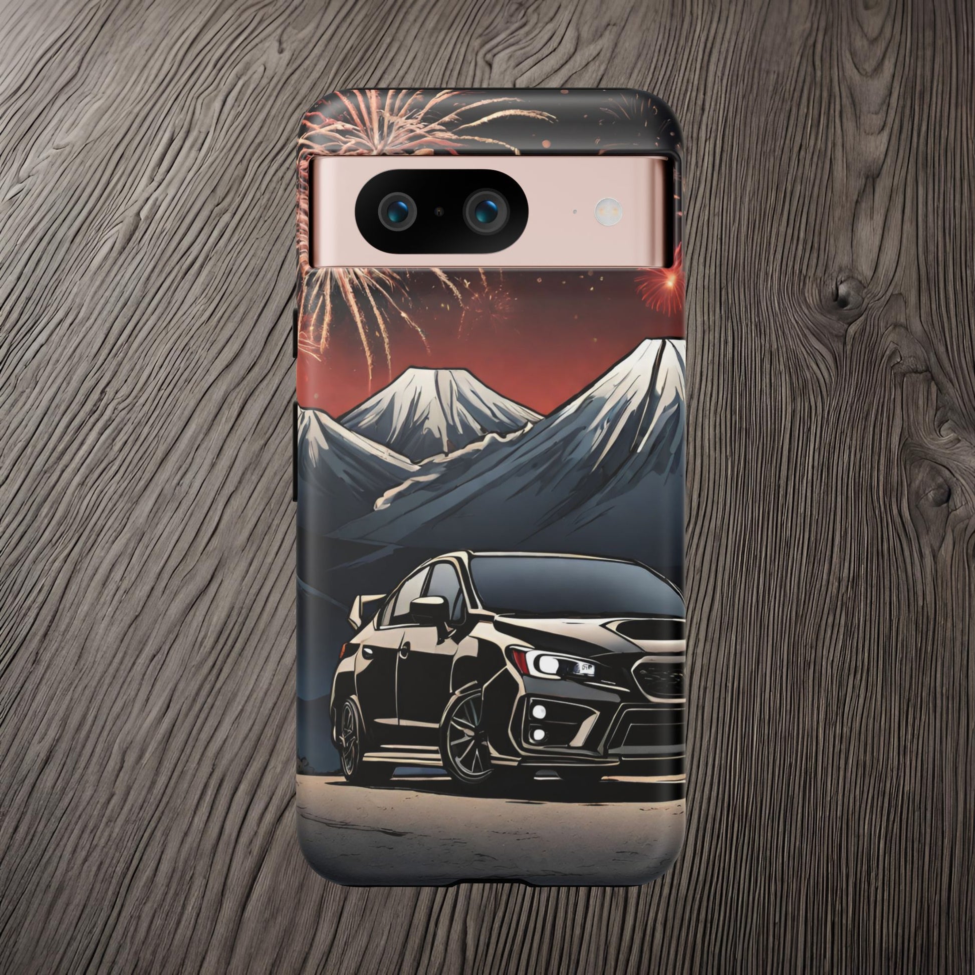Subaru WRX/STI Fireworks-Dual Layer Ultra Tough Phone Case Google Pixel 8 Matte Printify by The Night Shift Automotive Apparel