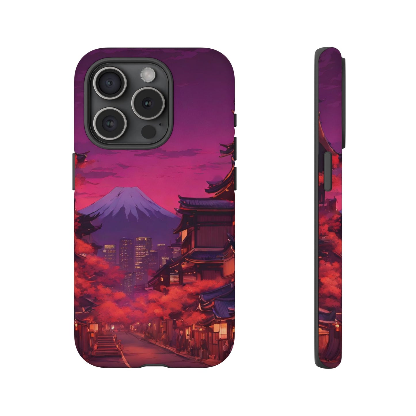 Traditional Japanese Village Countryside-Dual Layer Ultra Tough Phone Case Printify by The Night Shift Automotive Apparel