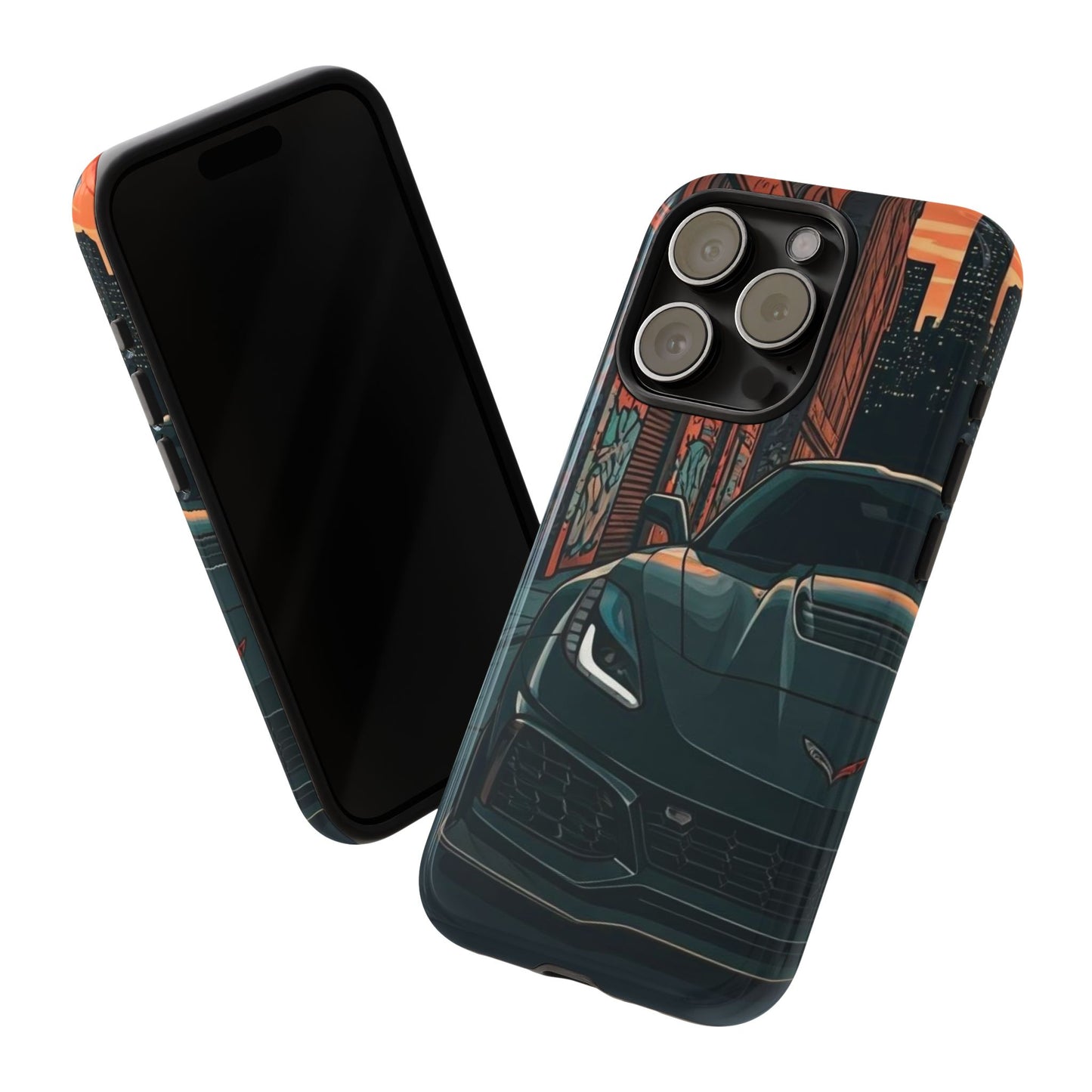 Chevy Corvette C7 Street Life-Dual Layer Ultra Tough Phone Case Printify by The Night Shift Automotive Apparel