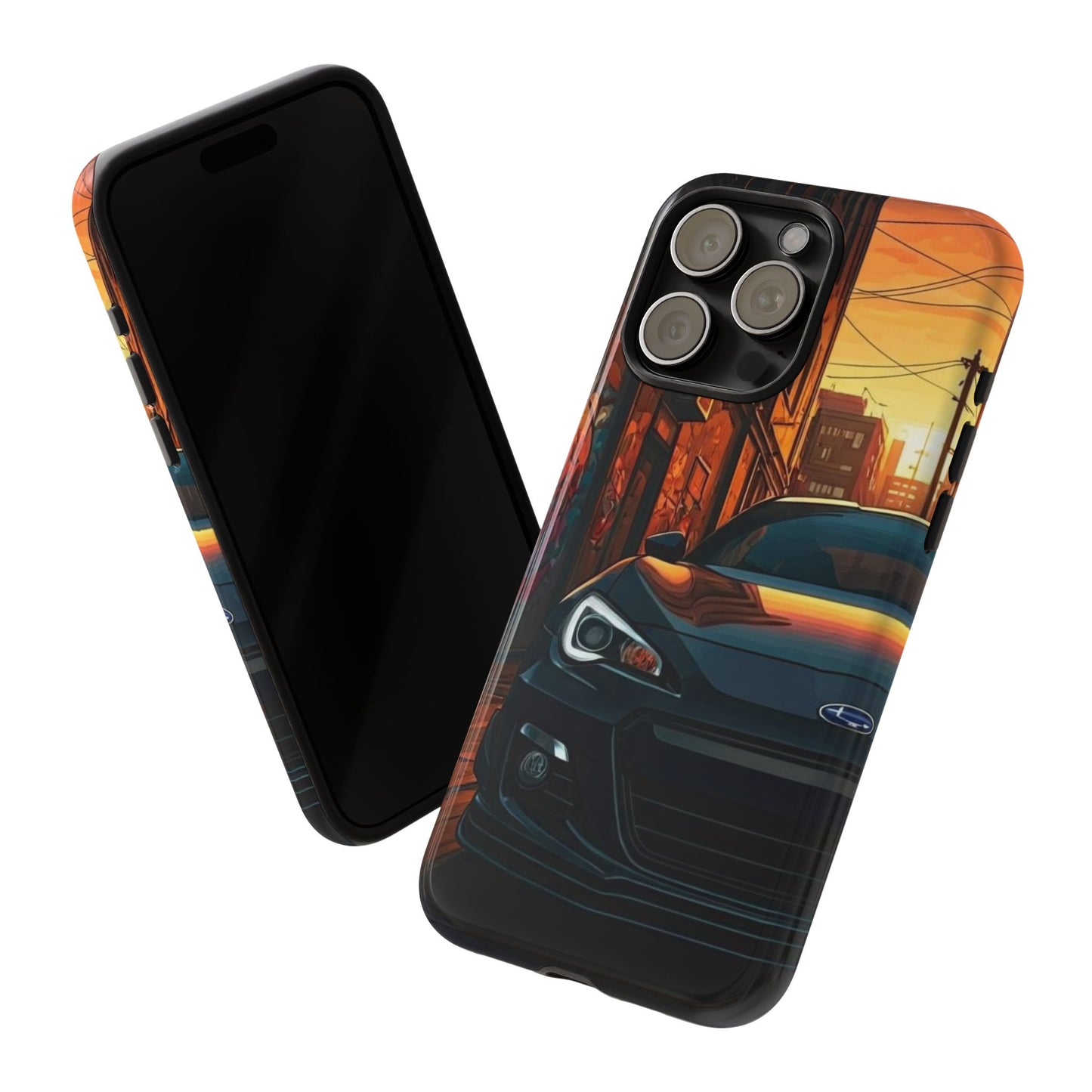 Subaru BRZ Street Life-Dual Layer Ultra Tough Phone Case Printify by The Night Shift Automotive Apparel