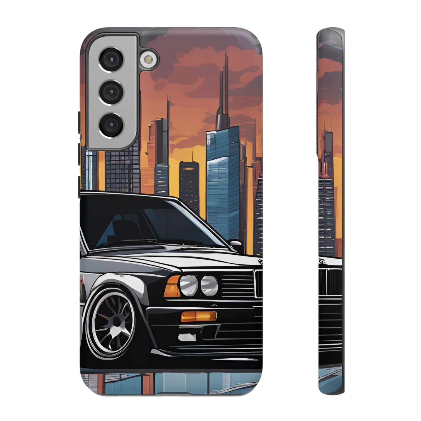 BMW E30 M3-Dual Layer Ultra Tough Phone Case Printify by The Night Shift Automotive Apparel