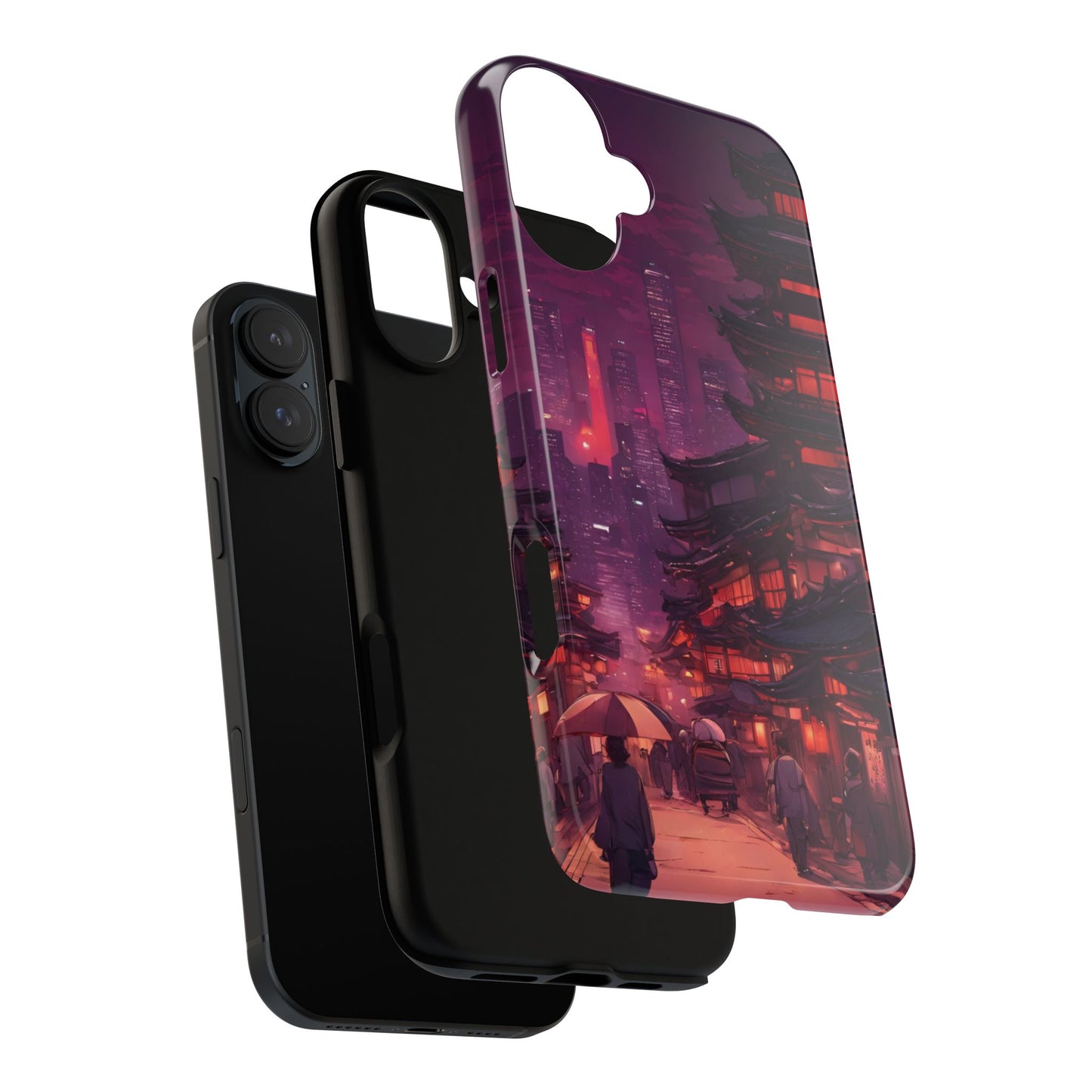 Traditional Japanese Village Countryside-Dual Layer Ultra Tough Phone Case Printify by The Night Shift Automotive Apparel