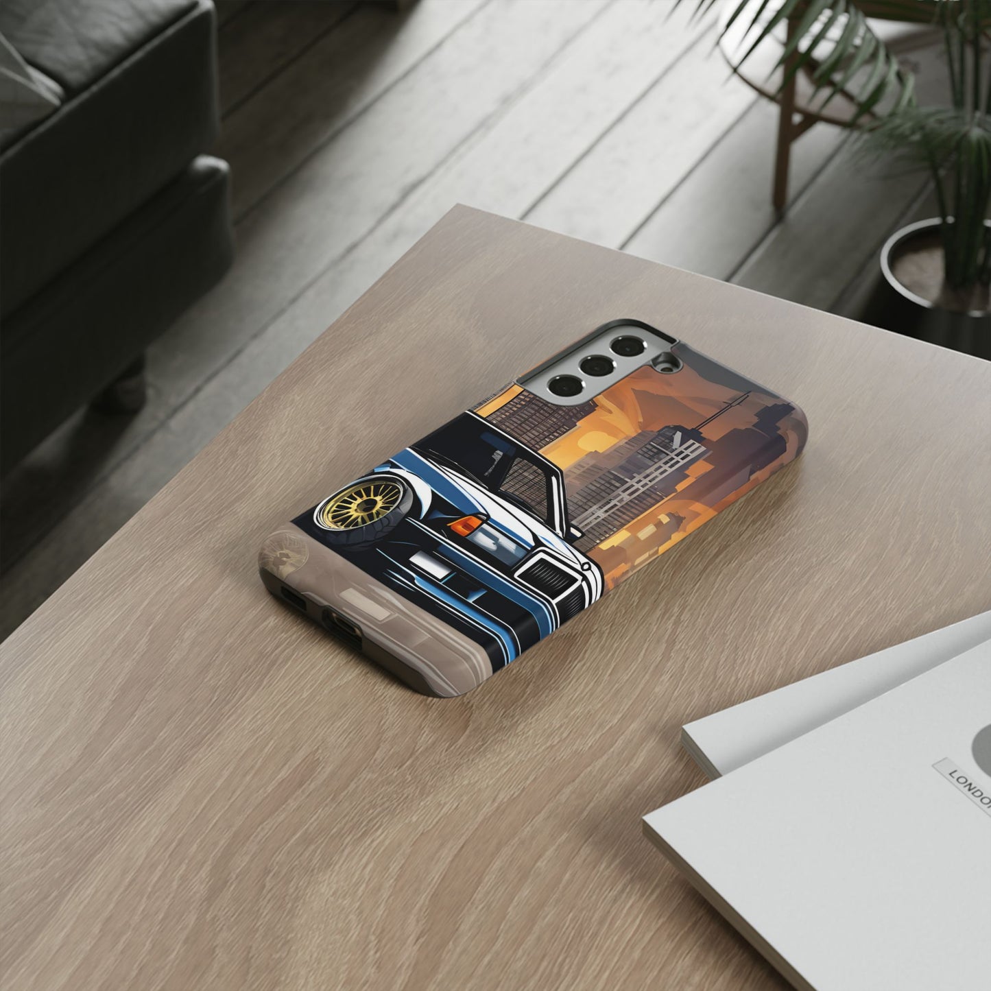 Mercedes Benz 190e Evo-Dual Layer Ultra Tough Phone Case Samsung Galaxy S22 Plus Matte Printify by The Night Shift Automotive Apparel