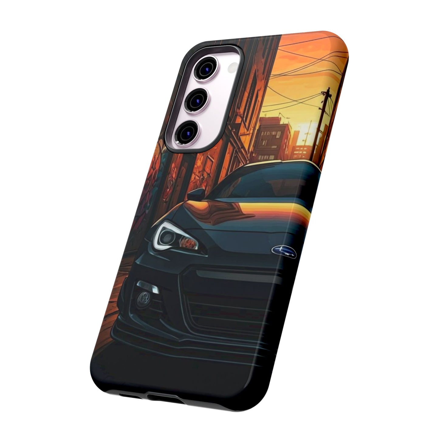 Subaru BRZ Street Life-Dual Layer Ultra Tough Phone Case Printify by The Night Shift Automotive Apparel