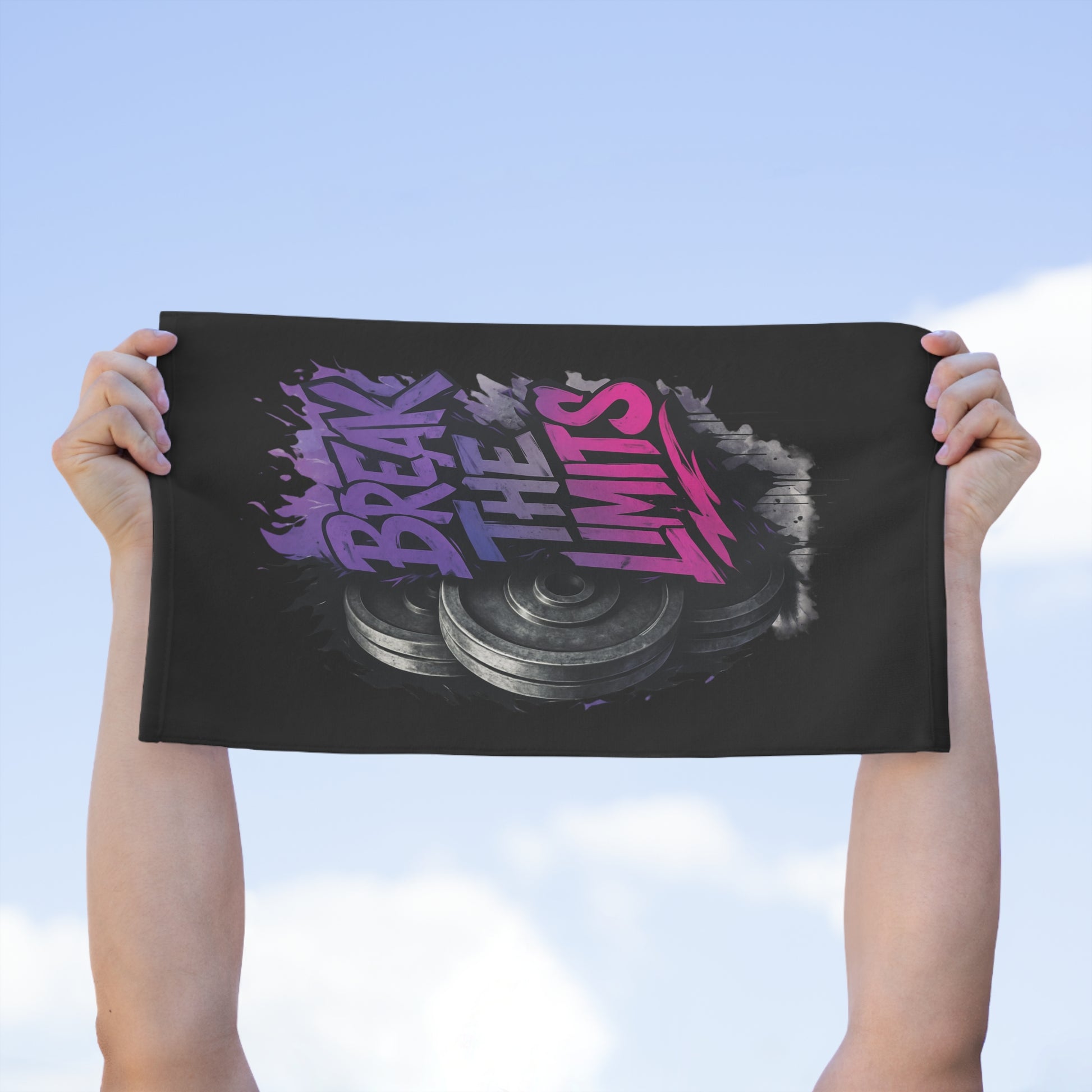 Break The Limits-Gym Towel( 11x18) Printify by The Night Shift Automotive Apparel