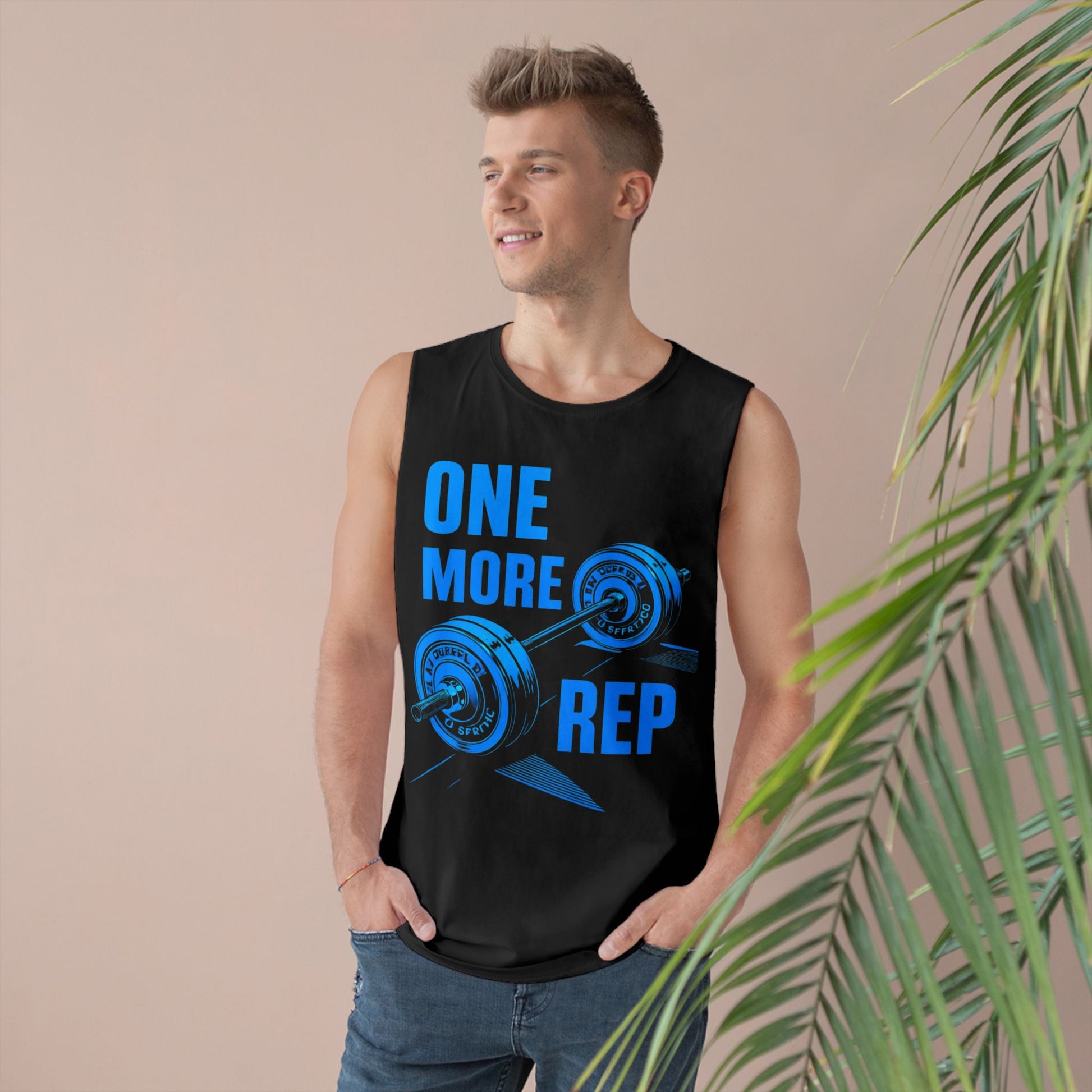 One More Rep - Premium Unisex Barnard Tank Top Printify by The Night Shift Automotive Apparel