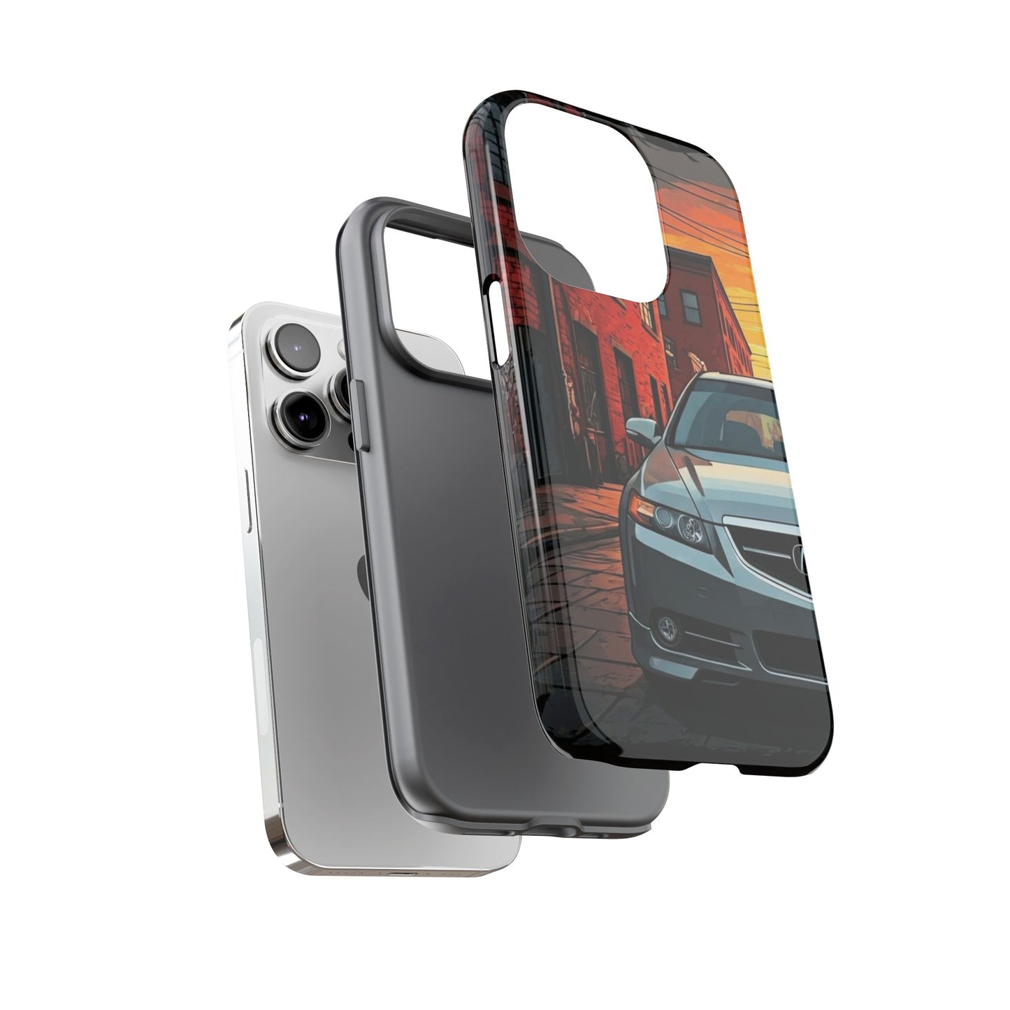 Acura TL Street Life-Dual Layer Ultra Tough Phone Case Printify by The Night Shift Automotive Apparel
