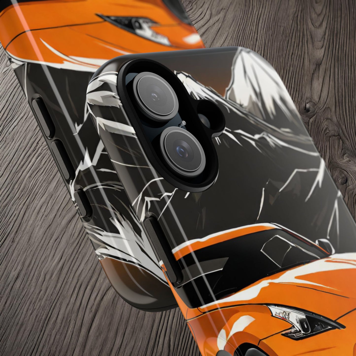 Nissan 370Z Mt Fuji-Dual Layer Ultra Tough Phone Case Printify by The Night Shift Automotive Apparel