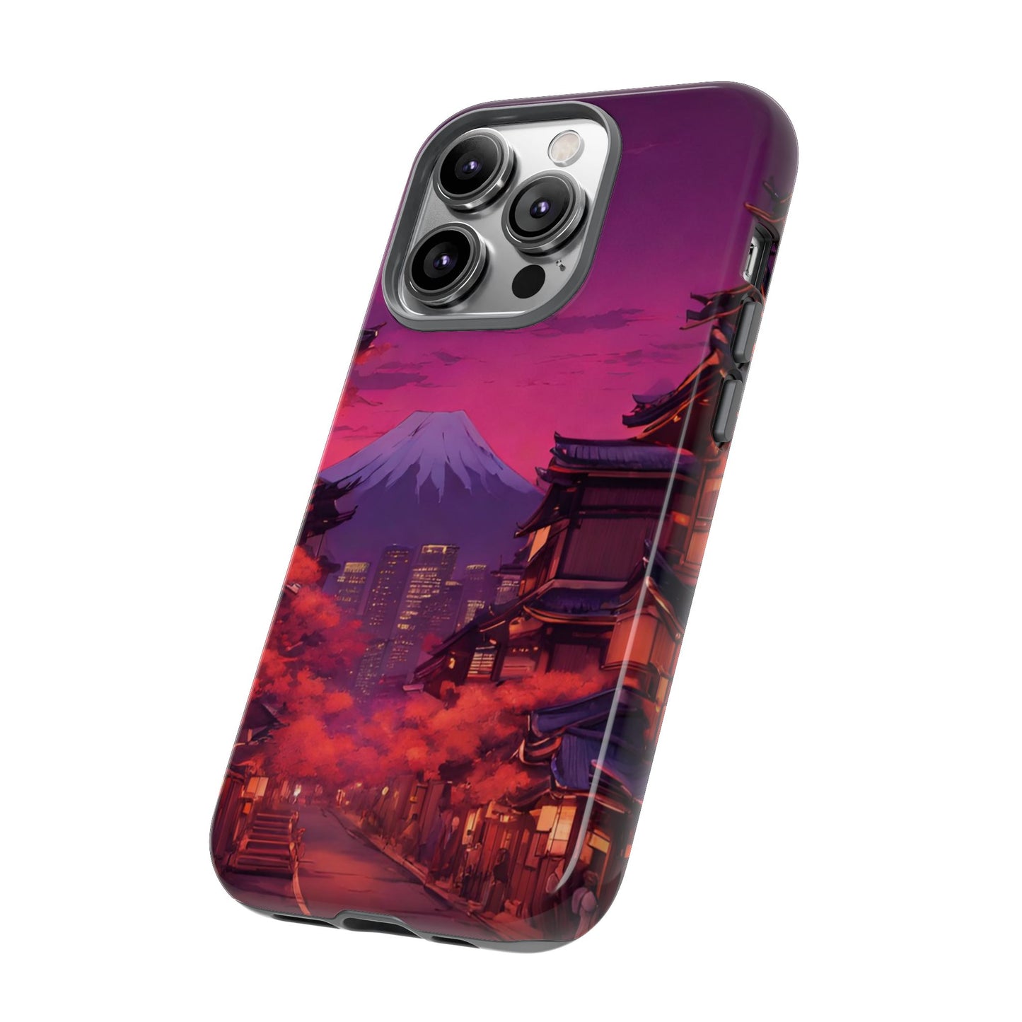 Traditional Japanese Village Countryside-Dual Layer Ultra Tough Phone Case Printify by The Night Shift Automotive Apparel