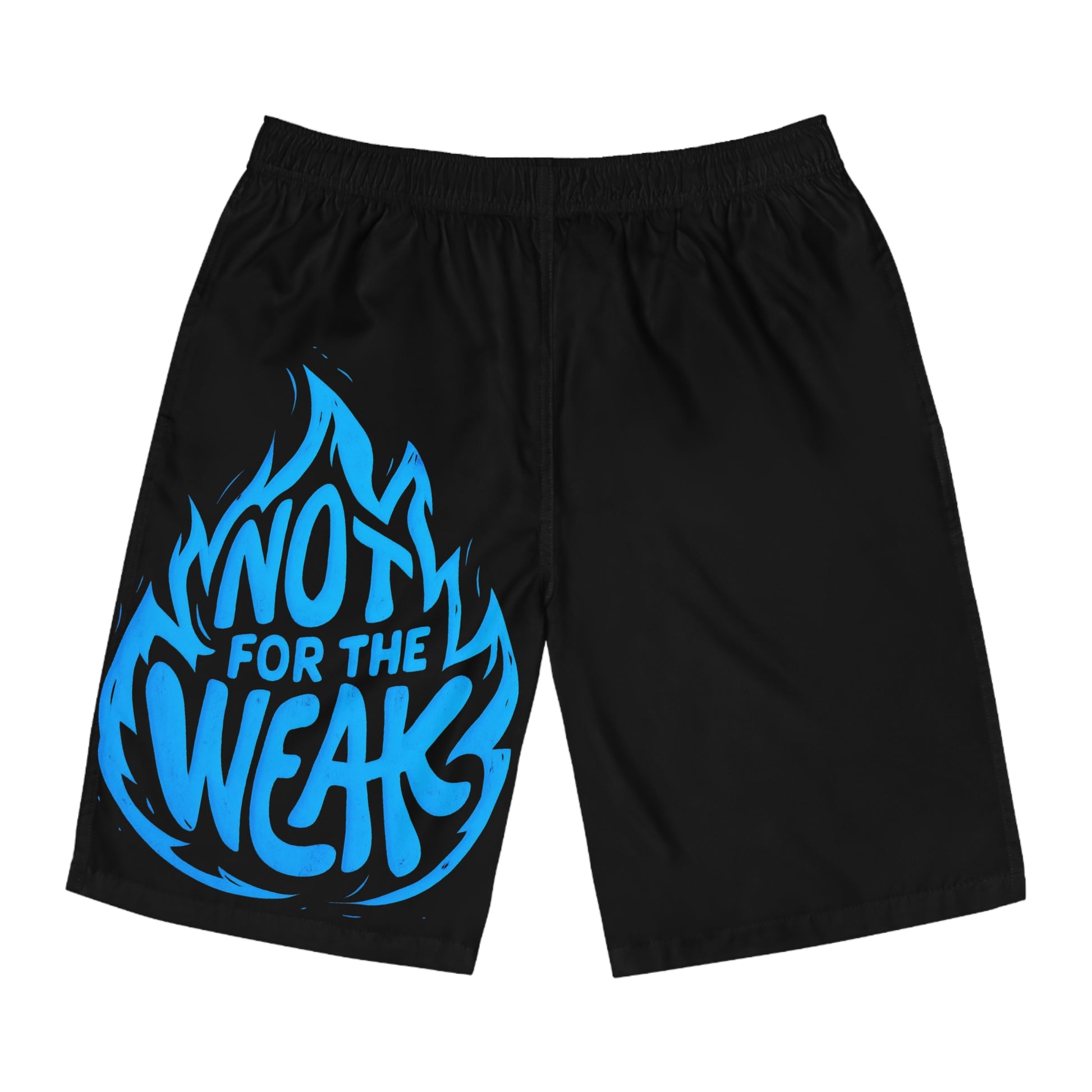 Not For The Weak - Men's Relaxed Fit Board Shorts Printify by The Night Shift Automotive Apparel