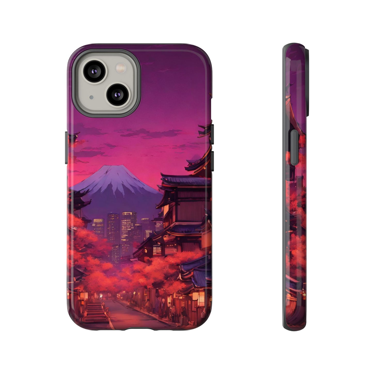 Traditional Japanese Village Countryside-Dual Layer Ultra Tough Phone Case Printify by The Night Shift Automotive Apparel
