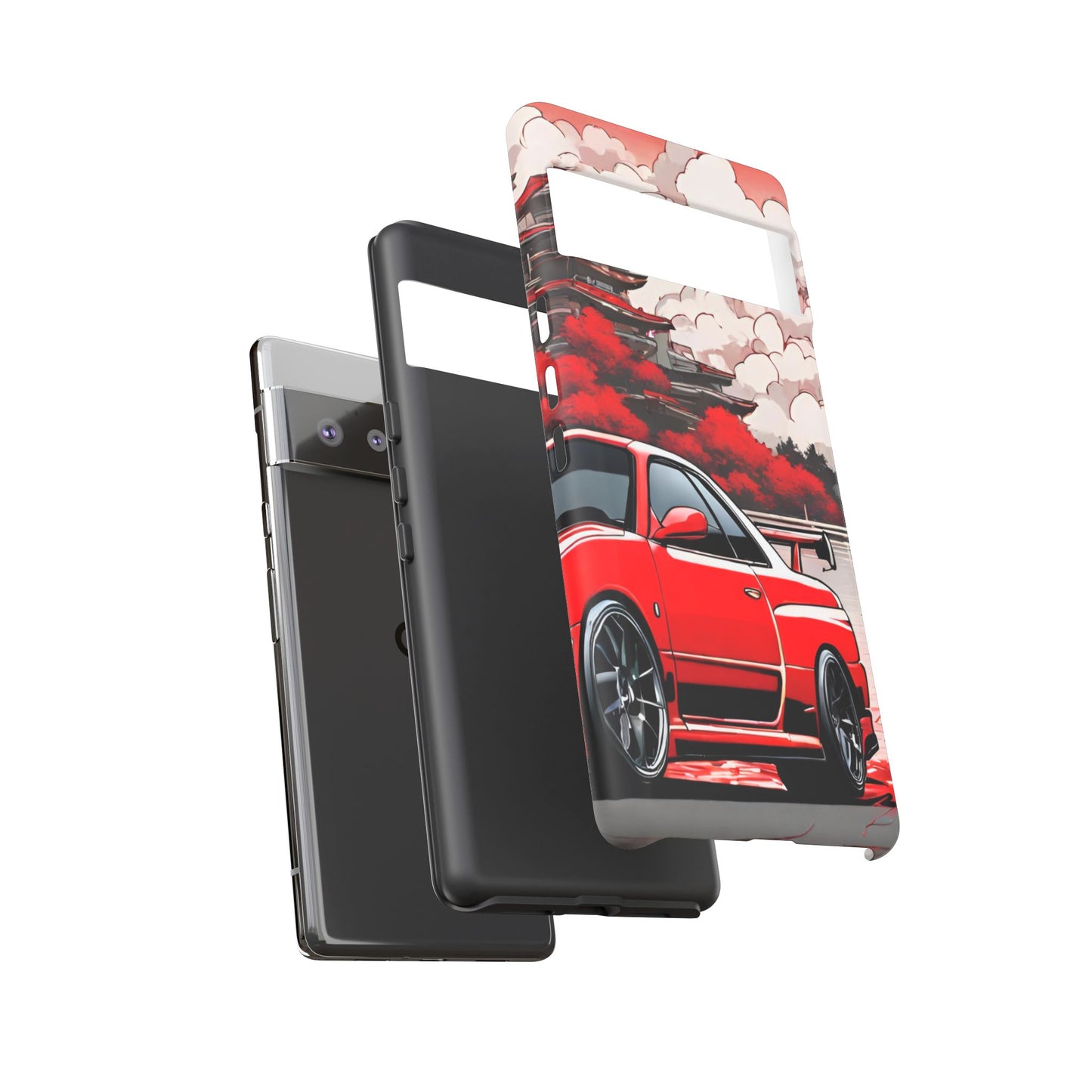 Nissan Skyline R34-Dual Layer Ultra Tough Phone Case Printify by The Night Shift Automotive Apparel