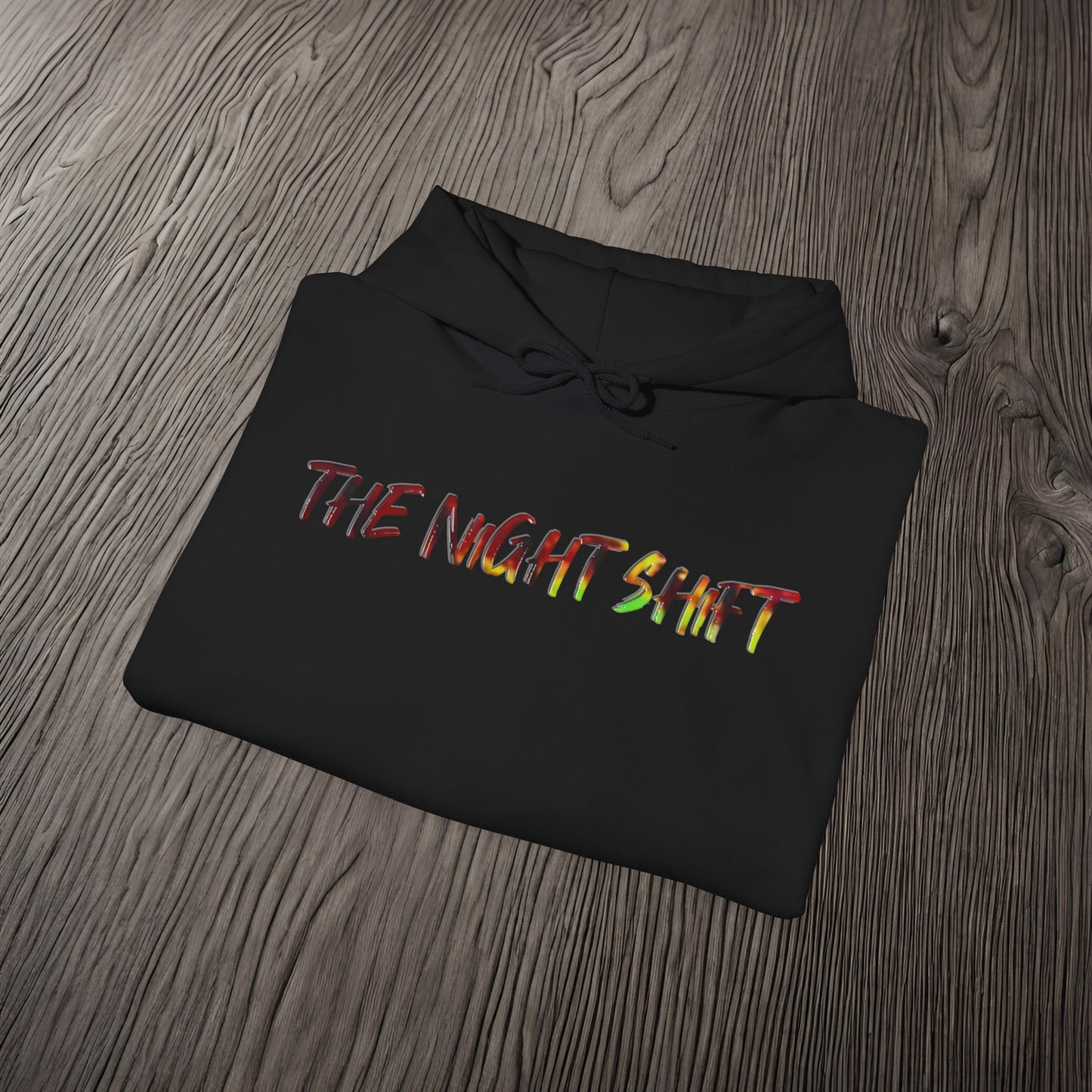 Stacked Up Track Tire Day Synthwave-Premium, Ultra Soft Unisex Hoodie Printify by The Night Shift Automotive Apparel