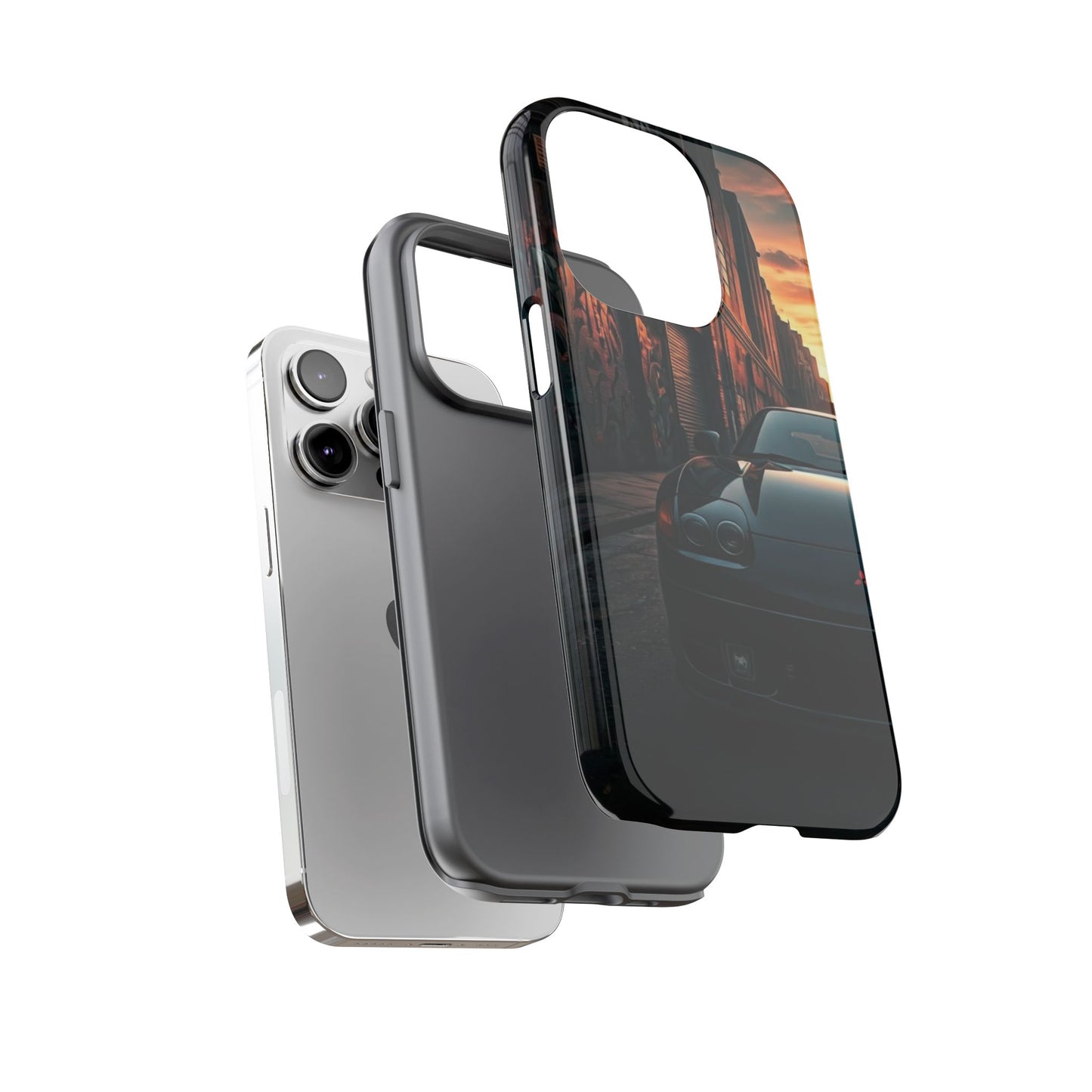 Mitsubishi 3000GT VR4 Street Life-Dual Layer Ultra Tough Phone Case Printify by The Night Shift Automotive Apparel