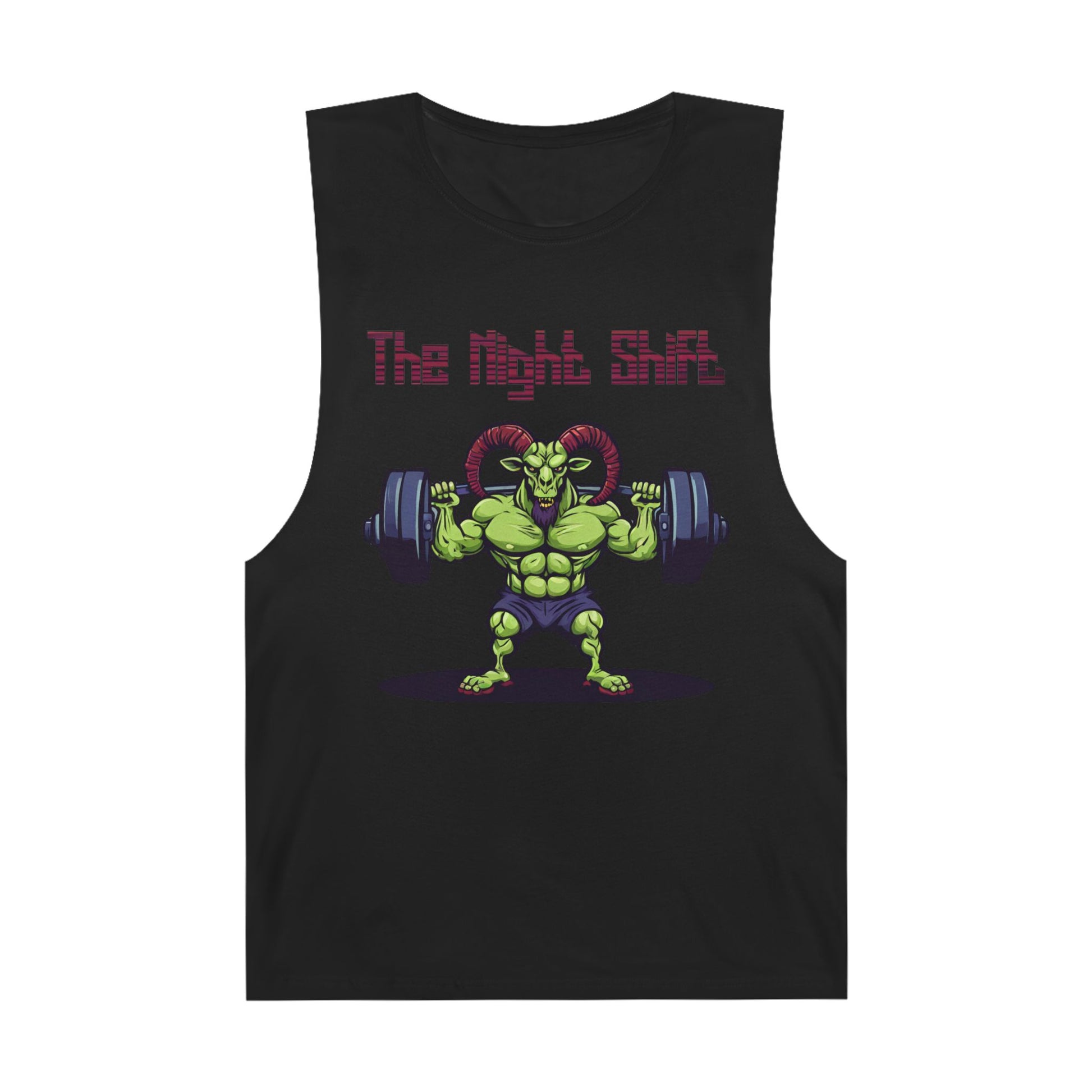 Ram Body Builder - Premium Unisex Barnard Tank Top Black Printify by The Night Shift Automotive Apparel