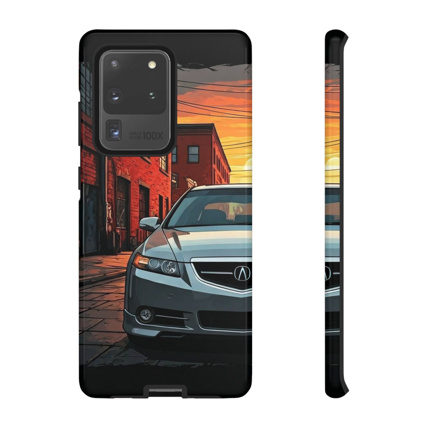 Acura TL Street Life-Dual Layer Ultra Tough Phone Case Samsung Galaxy S20 Ultra Glossy Printify by The Night Shift Automotive Apparel