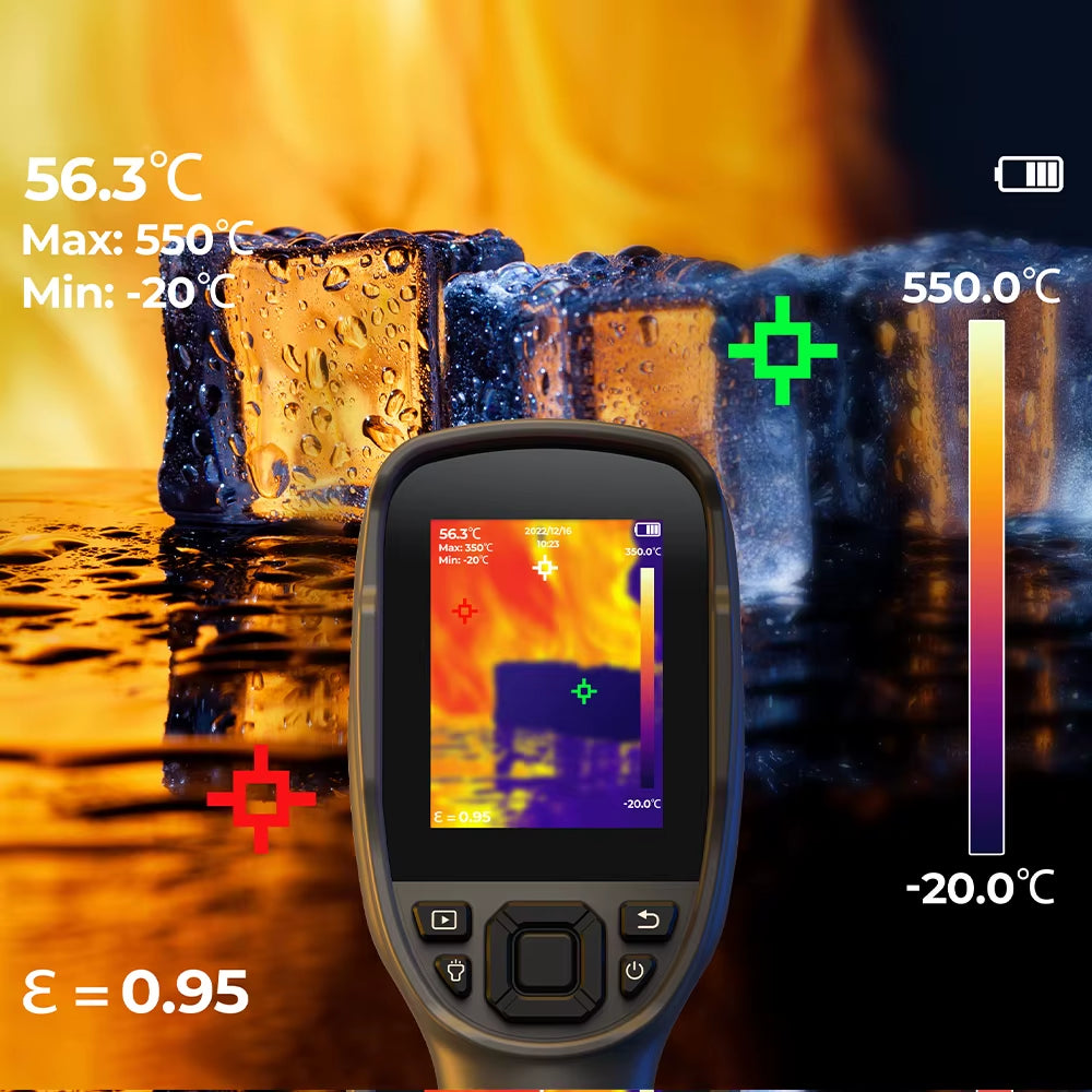 TOPDON TC004 Handheld Infrared Thermal Imaging Camera With Integrated PC Image Analysis-High Resolution Accuracy 256x192 Topdon by The Night Shift Automotive Apparel