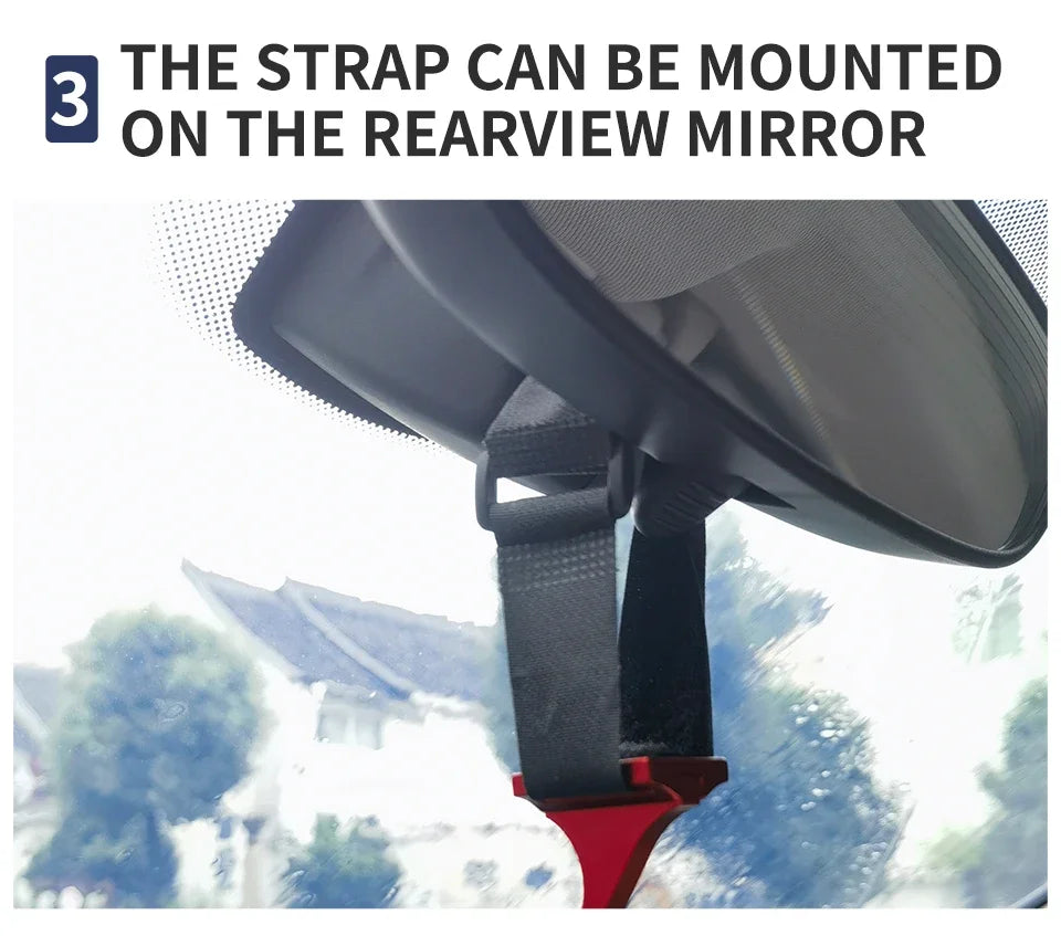 Aluminum Steering Wheel Hook with Adjustable Nylon Strap The Night Shift Performance Street Gear by The Night Shift Automotive Apparel
