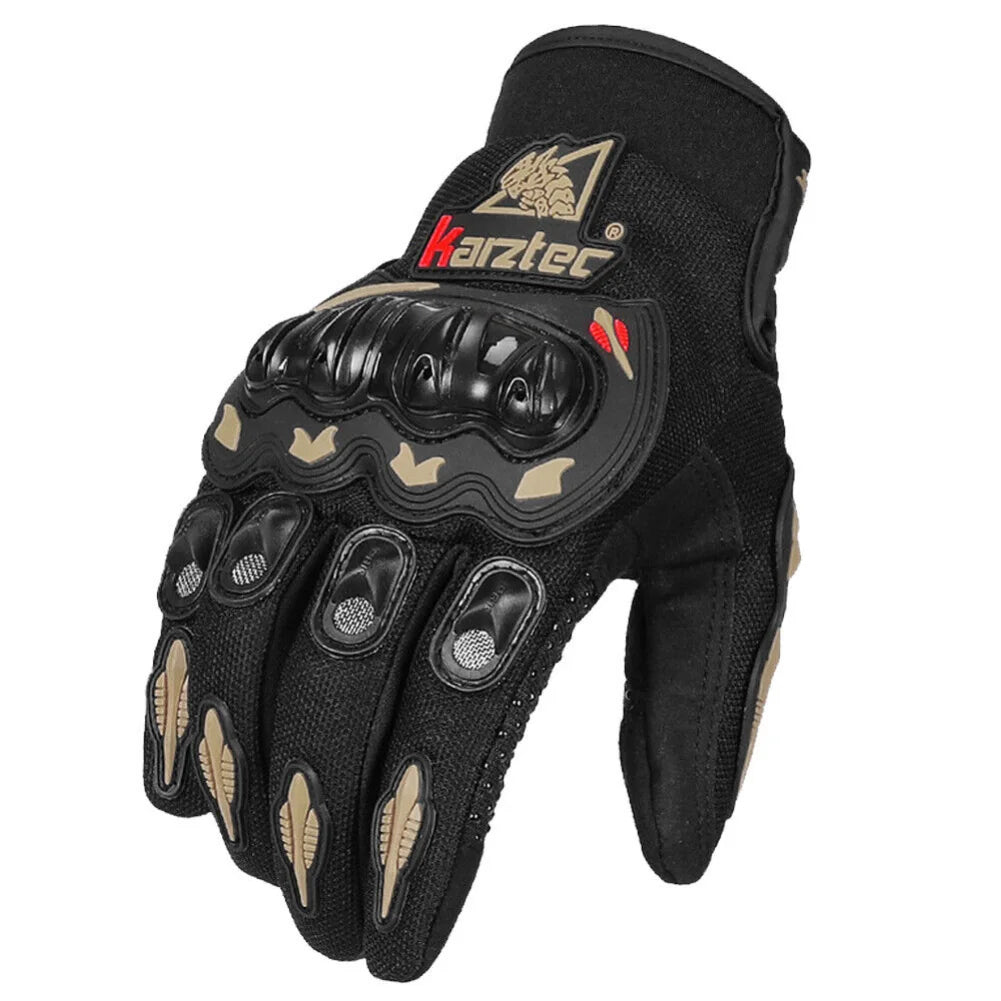 Karztec Racing/Motorcycle Riding Gloves Full-Finger Touch Screen Compatible