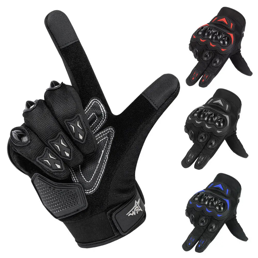 Motorcycle Gloves Full Finger Touchscreen Compatible