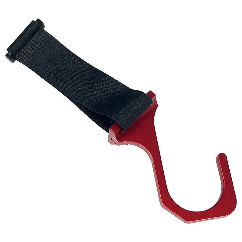 Aluminum Steering Wheel Hook with Adjustable Nylon Strap Red The Night Shift Performance Street Gear by The Night Shift Automotive Apparel