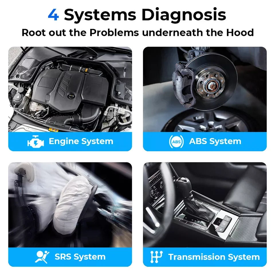 TOPDON Artidiag500 Car Diagnostic All Systems OBD2 Scanner-Engine ABS SRS Airbag Code Reader Topdon by The Night Shift Automotive Apparel