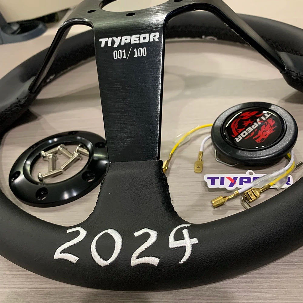 Tiypeor Year Of The Dragon 350mm Steering Wheel 1 of 100 The Night Shift Performance Street Gear by The Night Shift Automotive Apparel