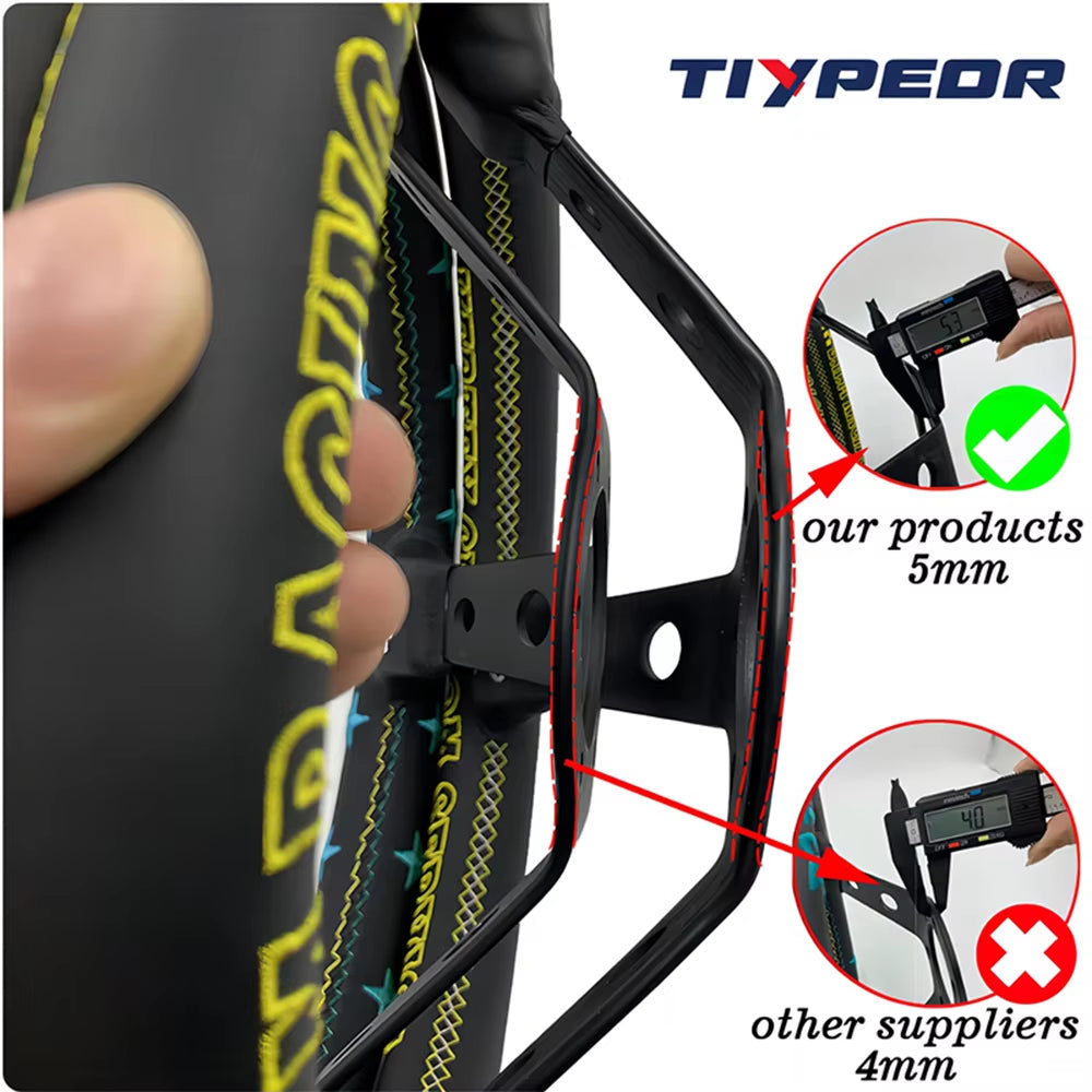 VERTEX Lang 330mm Genuine Leather Embroidered Deep Dish Steering Wheel The Night Shift Performance Street Gear by The Night Shift Automotive Apparel