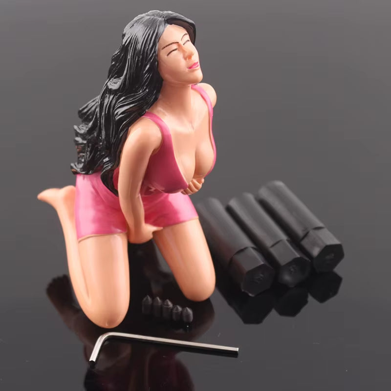 Pretty Girl Shift Knob The Night Shift Performance Street Gear by The Night Shift Automotive Apparel