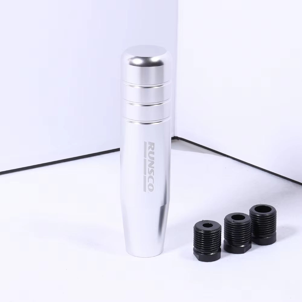 Runsco Anodized Aluminum Shift Knob Silver The Night Shift Performance Street Gear by The Night Shift Automotive Apparel