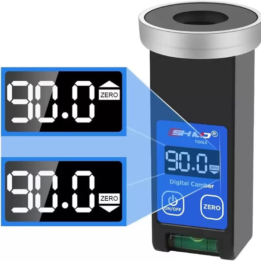 Digital Camber Alignment Check Tool -90°To+90°  with Horizontal Bubble Tube