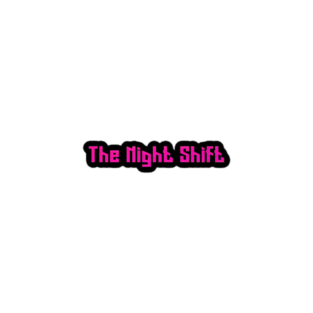 The Night Shift Kiss Cut Sticker 3″×3″ The Night Shift Performance Street Gear by The Night Shift Automotive Apparel