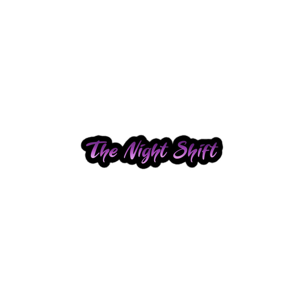 The Night Shift Kiss Cut Sticker 3″×3″ The Night Shift Performance Street Gear by The Night Shift Automotive Apparel