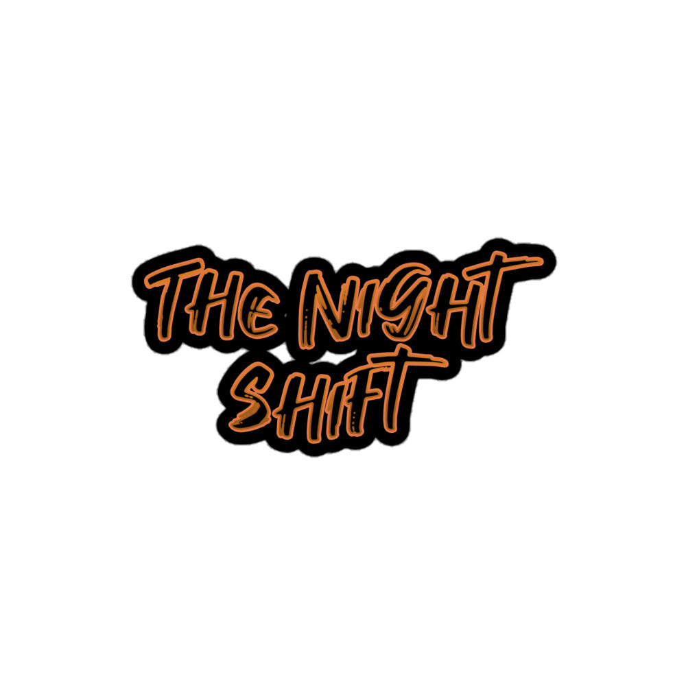 The Night Shift Kiss Cut Sticker 4″×4″ The Night Shift Performance Street Gear by The Night Shift Automotive Apparel