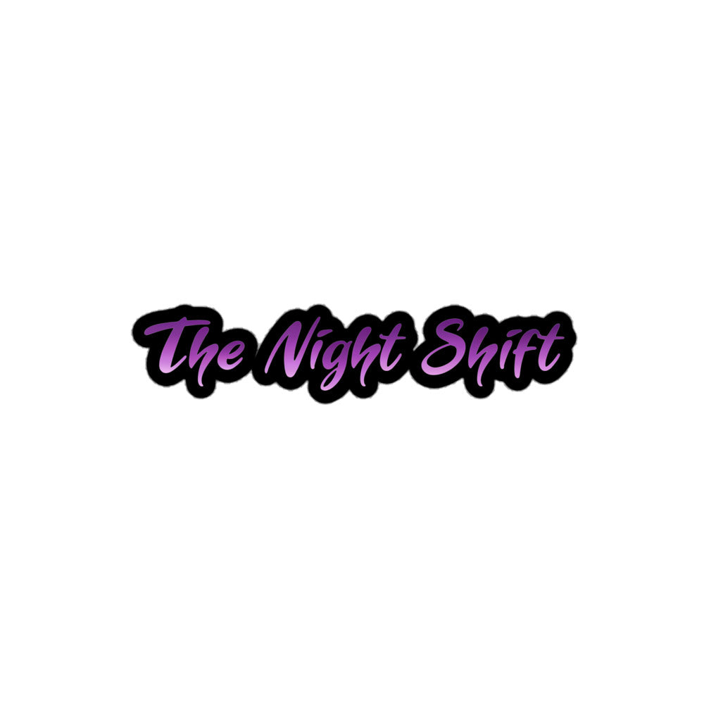 The Night Shift Kiss Cut Sticker 4″×4″ The Night Shift Performance Street Gear by The Night Shift Automotive Apparel