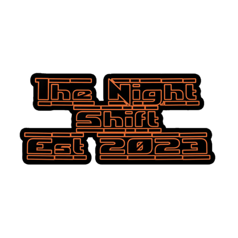 The Night Shift Kiss Cut Sticker 5.5″×5.5″ The Night Shift Performance Street Gear by The Night Shift Automotive Apparel