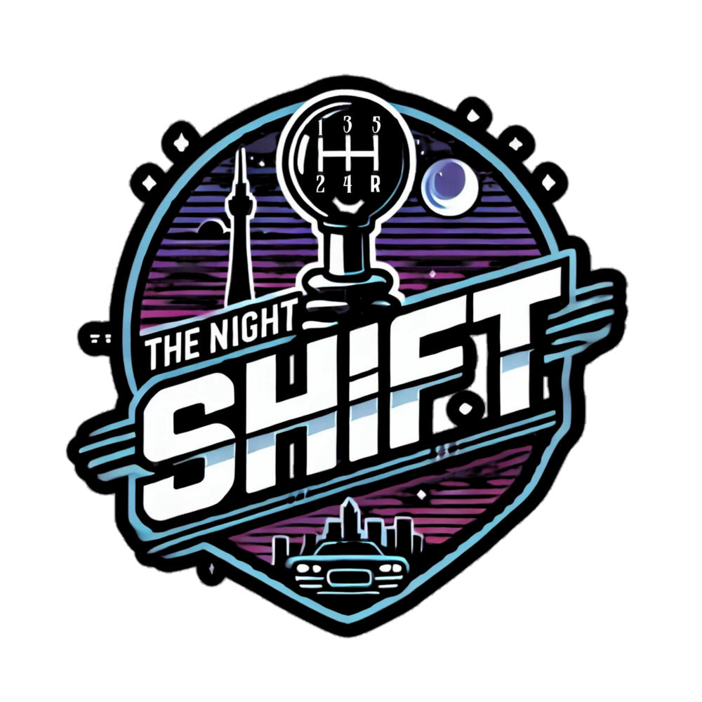 The Night Shift Kiss Cut Sticker 5.5″×5.5″ The Night Shift Performance Street Gear by The Night Shift Automotive Apparel