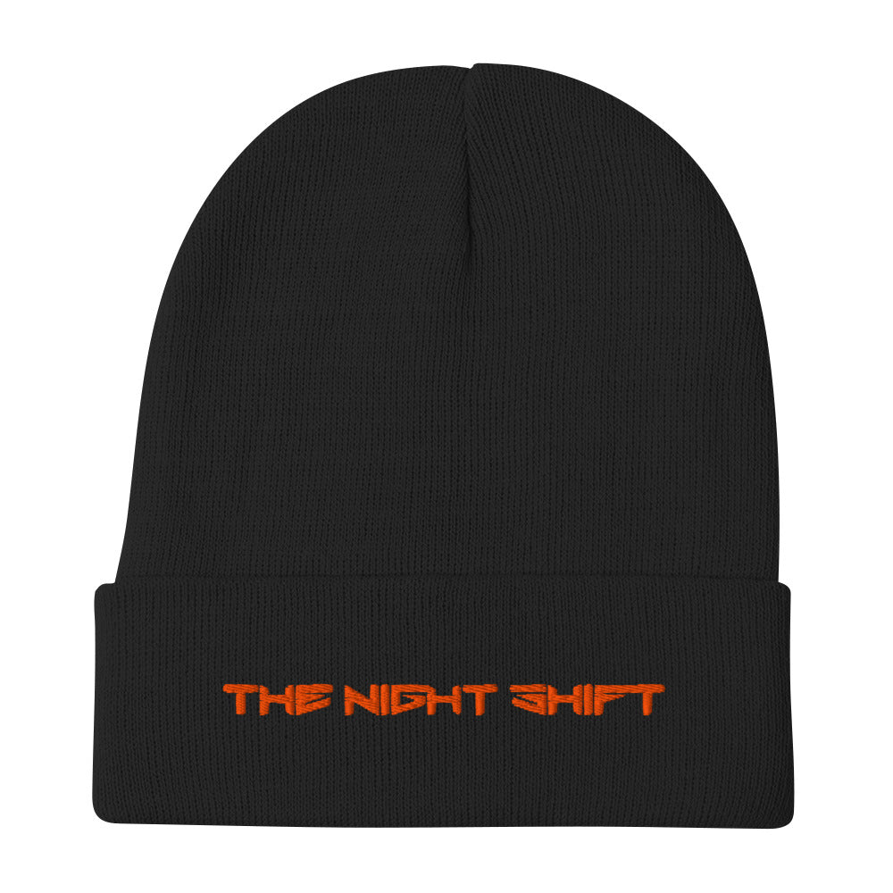 Embroidered Beanie The Night Shift Performance Street Gear by The Night Shift Automotive Apparel