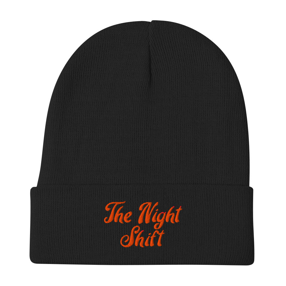 Embroidered Beanie The Night Shift Performance Street Gear by The Night Shift Automotive Apparel