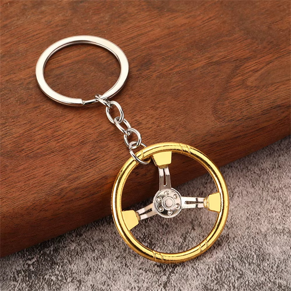 Steering Wheel Keychain (Multi-Colors)
