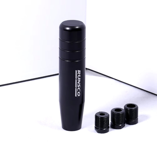 Runsco Anodized Aluminum Shift Knob Black The Night Shift Performance Street Gear by The Night Shift Automotive Apparel