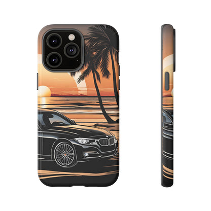 BMW Sunset On The Beach-Dual Layer Ultra Tough Phone Case Printify by The Night Shift Automotive Apparel