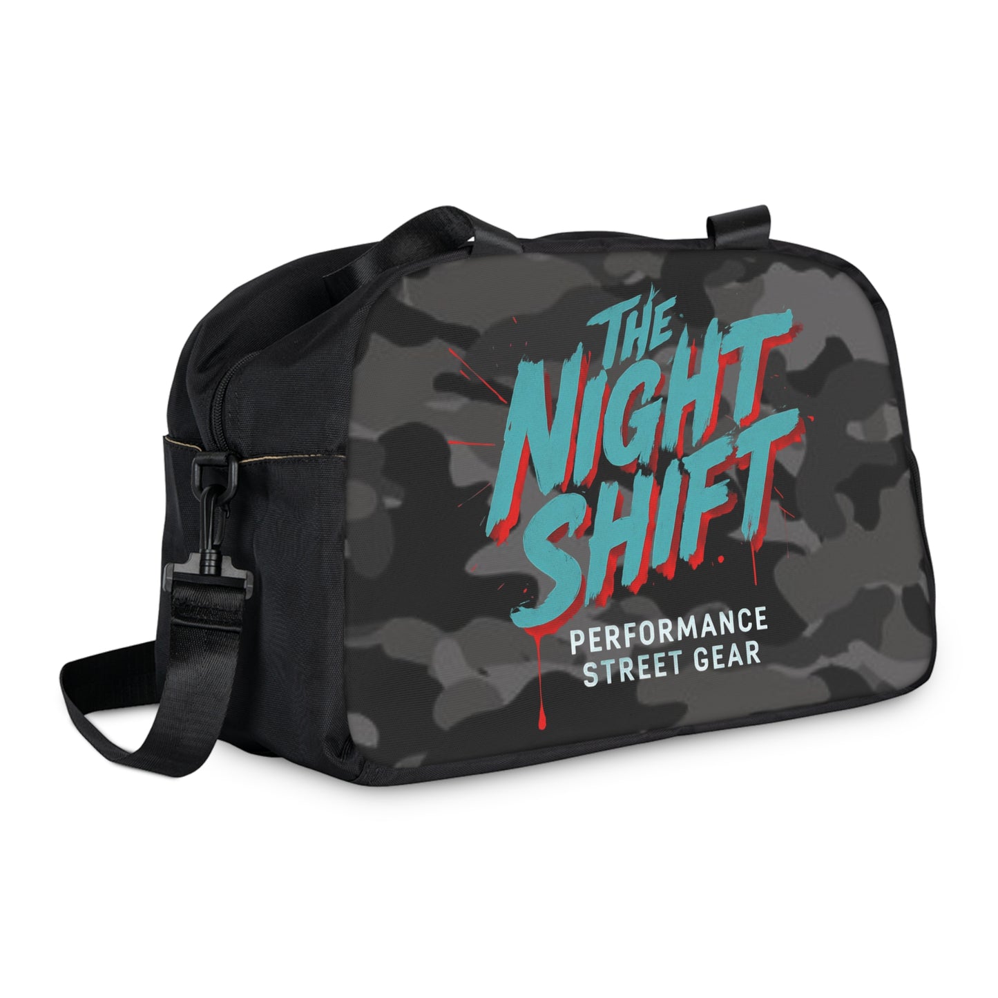 Gym & Fitness Handbag Printify by The Night Shift Automotive Apparel